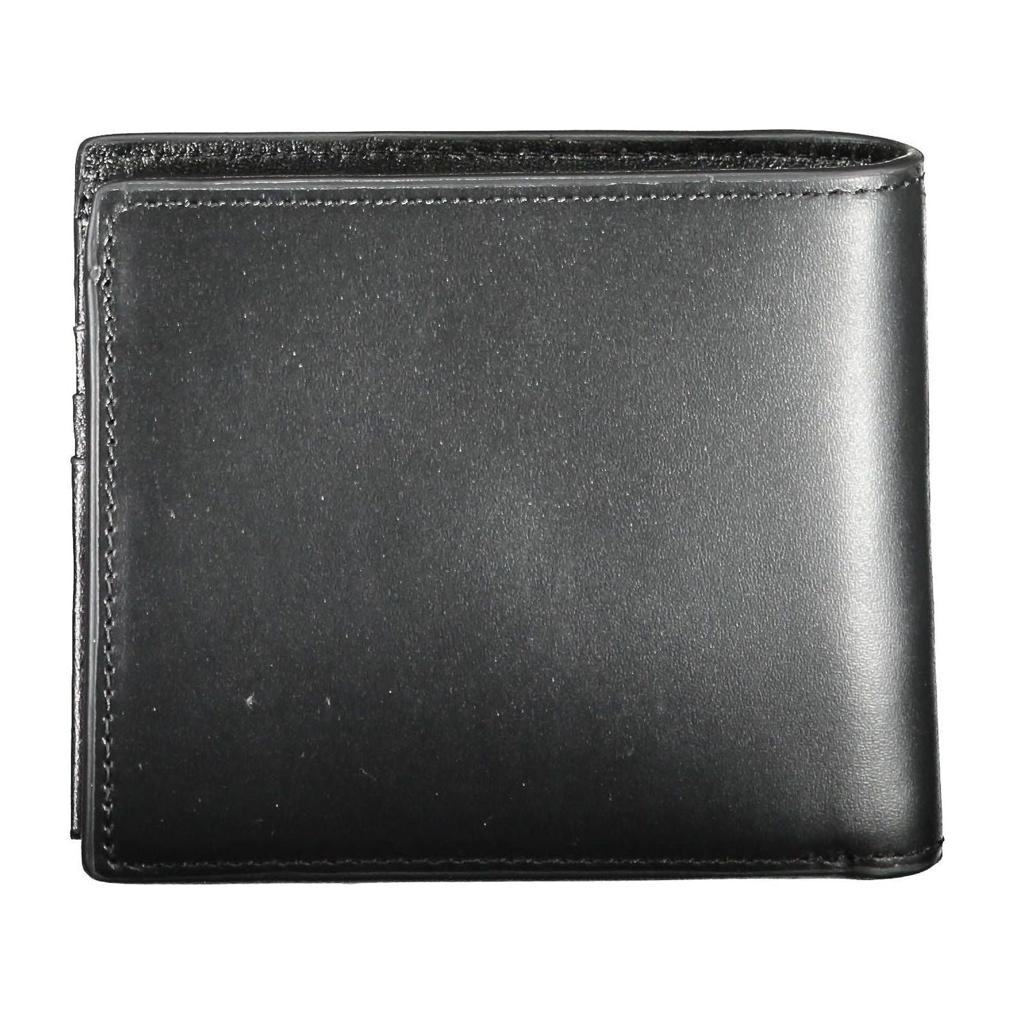 Tommy Hilfiger Black Leather Men Wallet Tommy Hilfiger