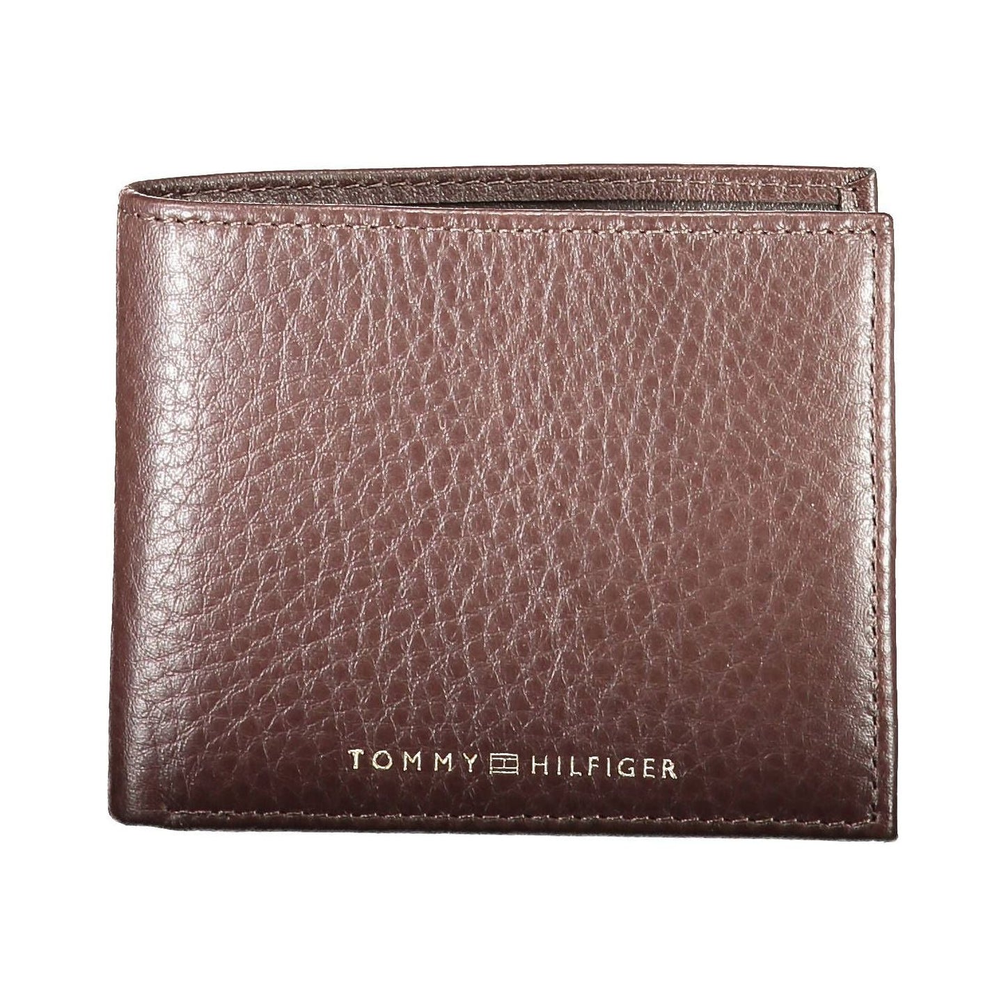 Tommy Hilfiger Elegant Brown Leather Bi-Fold Wallet Tommy Hilfiger