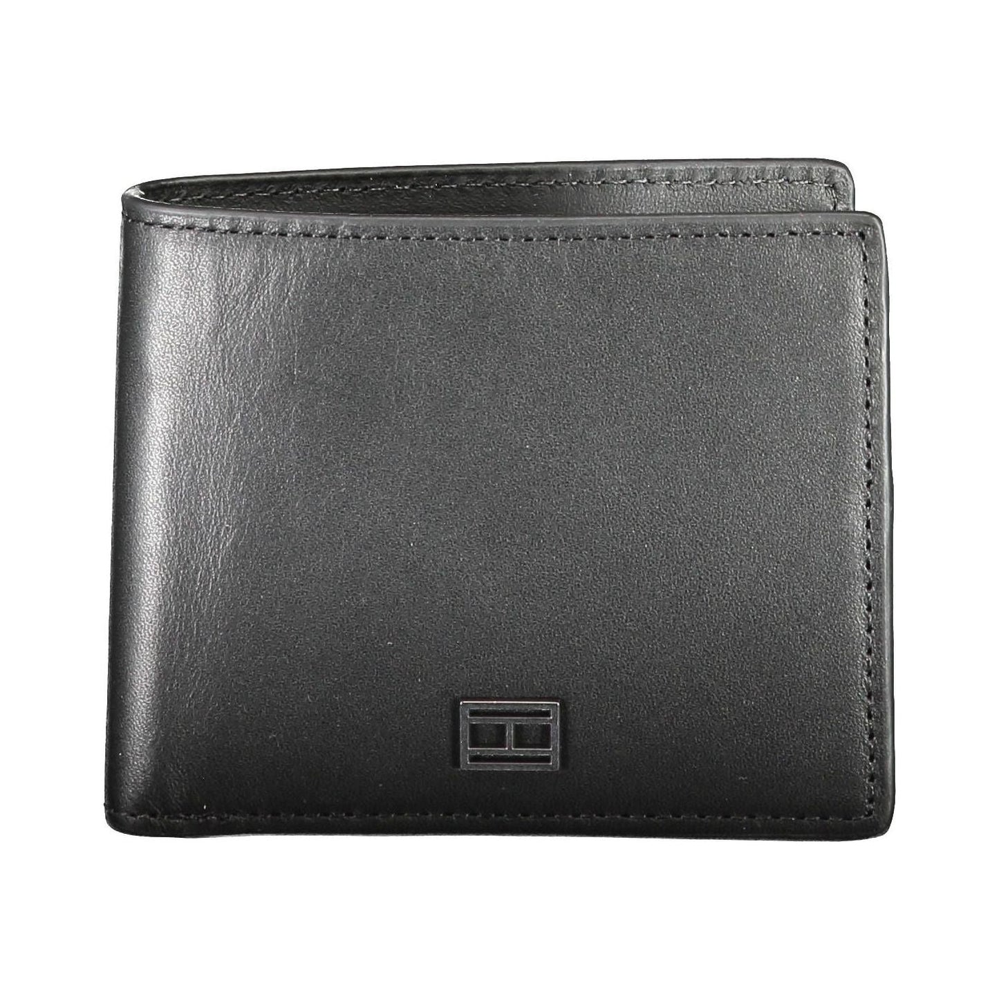 Tommy Hilfiger Black Leather Men Wallet Tommy Hilfiger