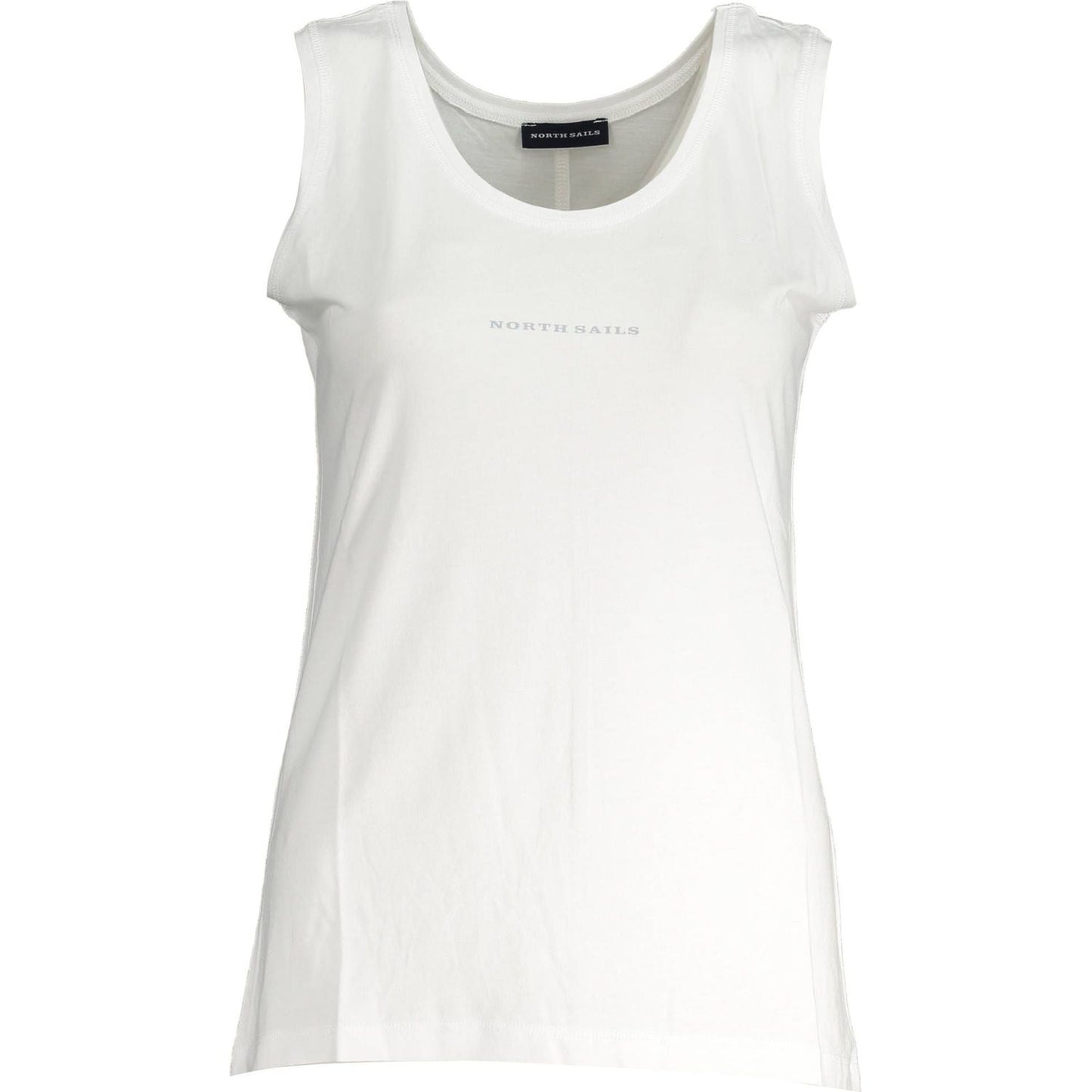 North Sails Chic Organic Cotton Tank Top with Logo Print North Sails