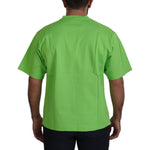 Dolce & Gabbana Green Cotton DG CHANNEL Top T-shirt
