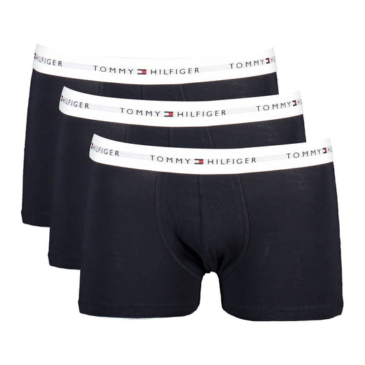 Tommy Hilfiger Sleek Trio Pack Black Boxers – Pure Comfort Tommy Hilfiger