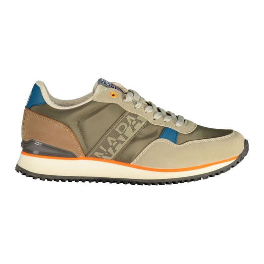 Napapijri Beige Trailblazer Sneakers with Logo Accent Napapijri