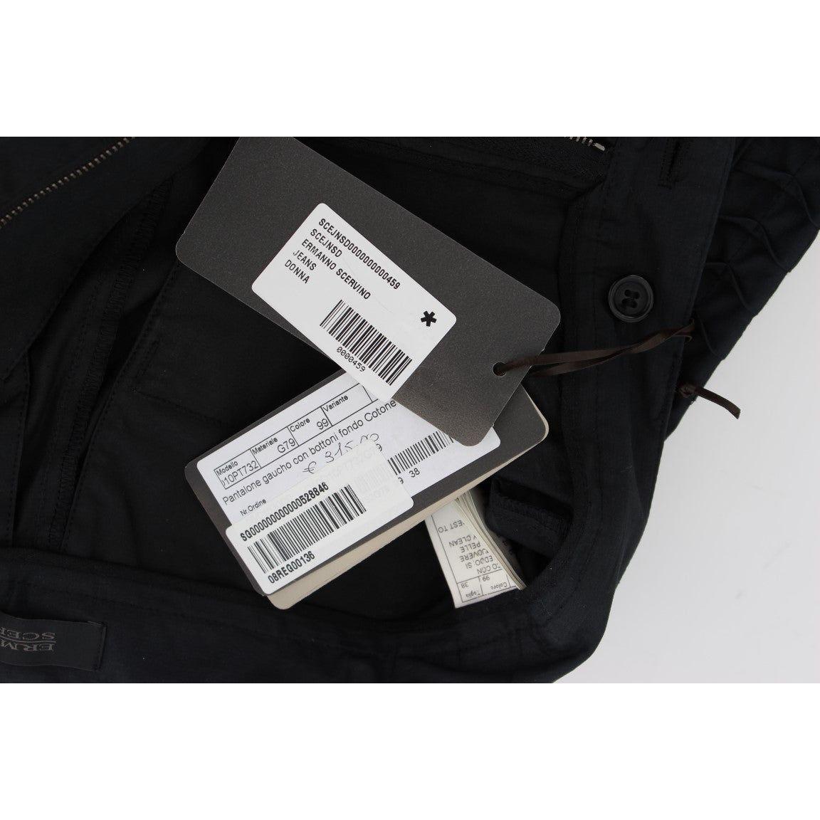 بنطلون كاجوال من القطن الأزرق الأنيق من إيرمانو شيرفينو