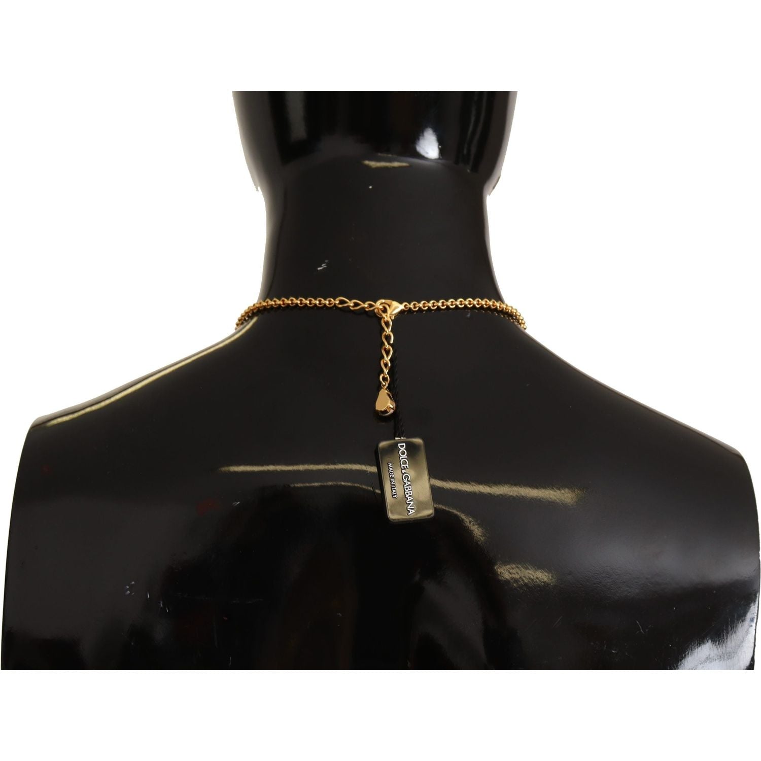 迷人金水晶吊饰项链