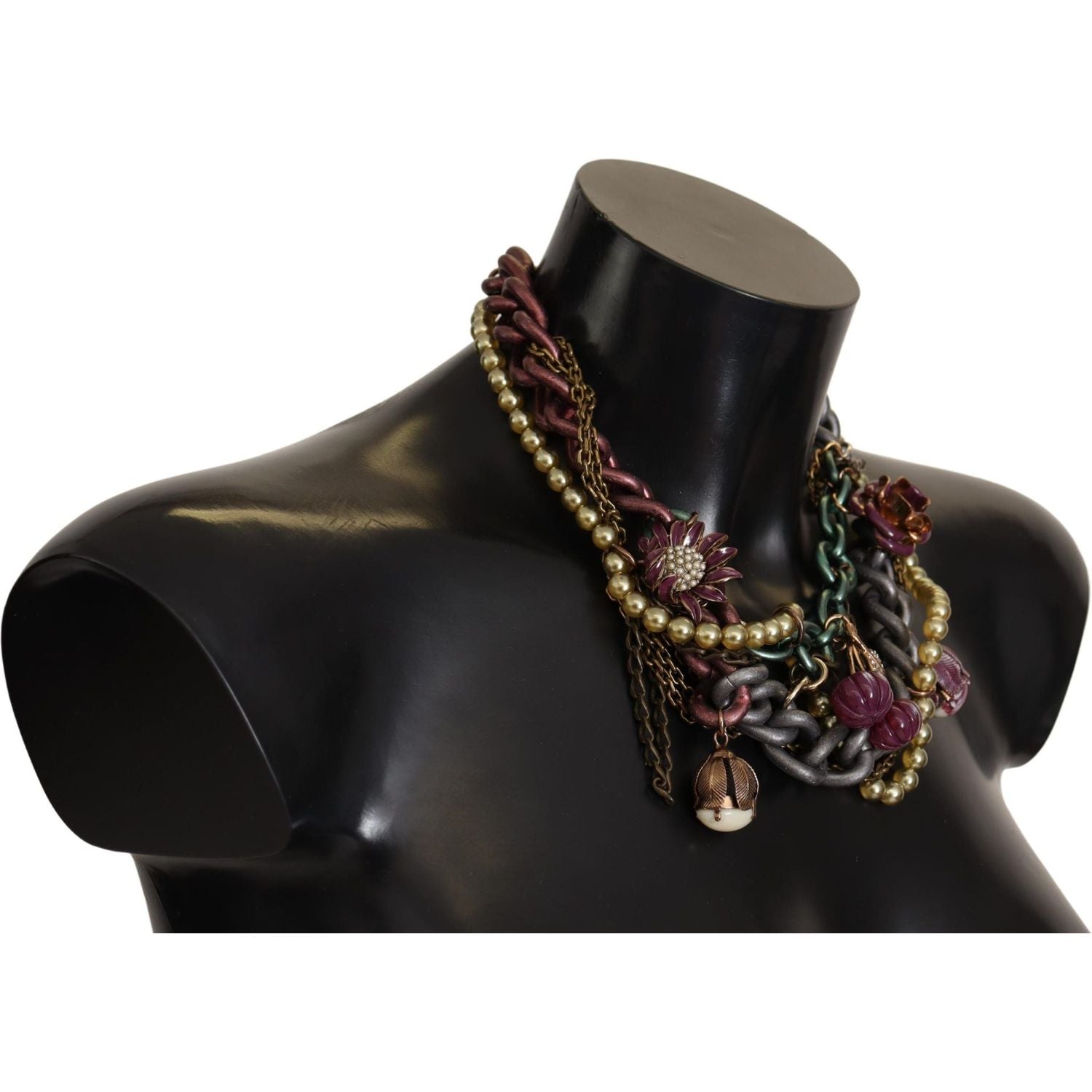 قلادة ذهبية اللون من مجموعة دولتشي آند غابانا سيسيليان إليجانس