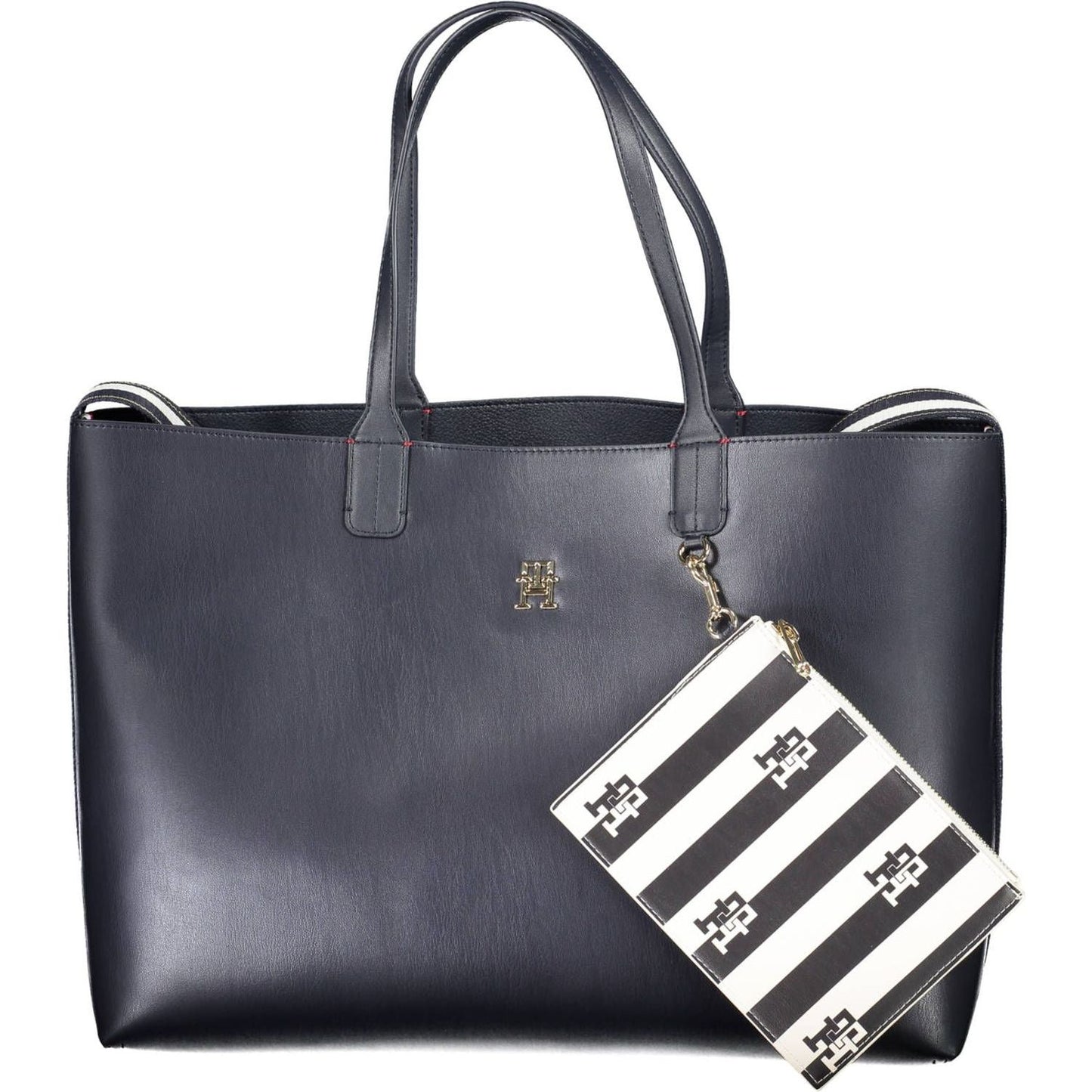 Tommy Hilfiger Elegant Blue Shoulder Bag with Pochette Tommy Hilfiger