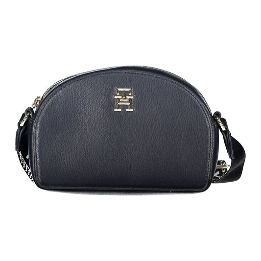 Tommy Hilfiger Elegant Blue Shoulder Bag with Logo Detail Tommy Hilfiger