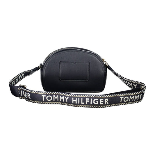 Tommy Hilfiger Elegant Blue Shoulder Bag with Logo Detail Tommy Hilfiger