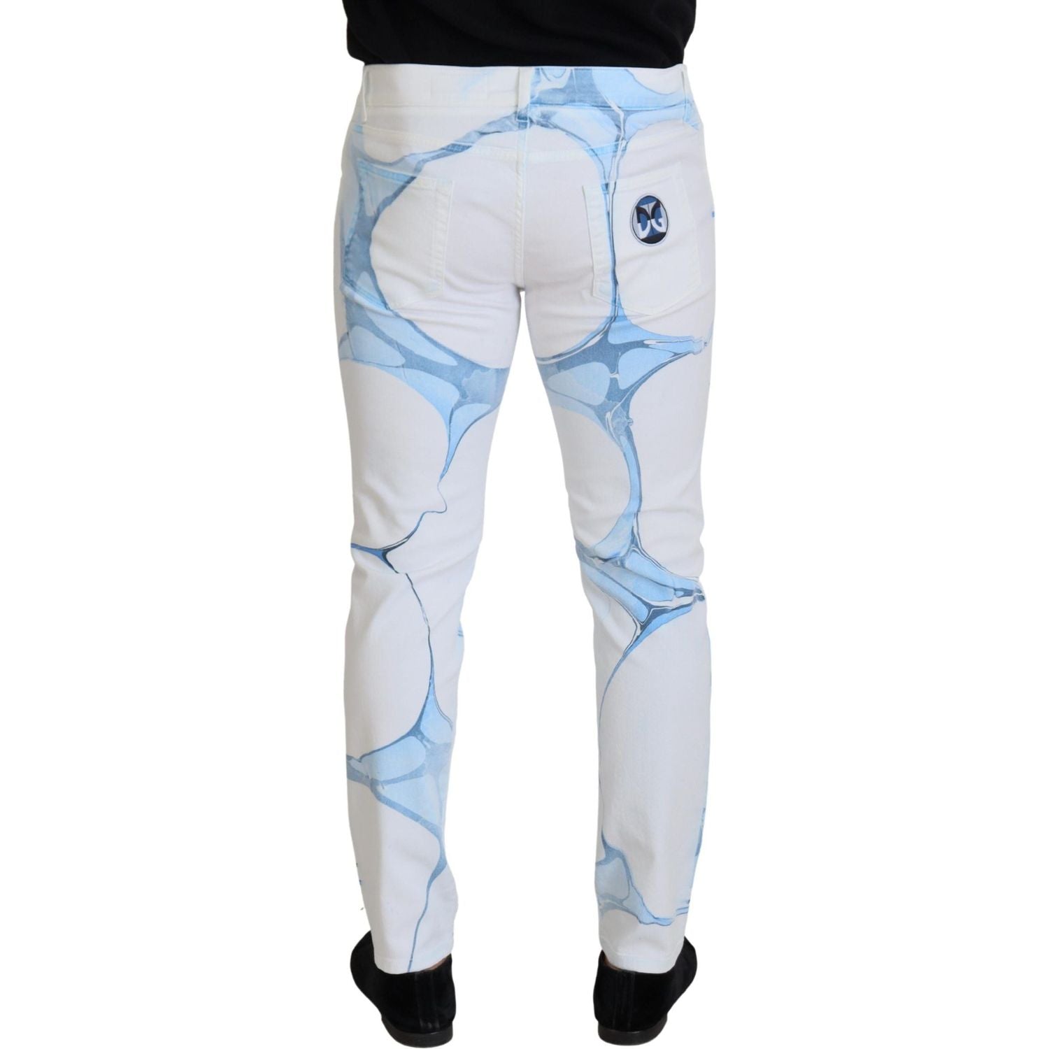 优雅修身休闲牛仔裤