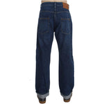 Acht Blue Wash Cotton Baggy Loose Fit Jeans