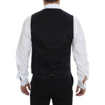 Dolce & Gabbana Gray Wool Formal Dress Vest Gilet Weste