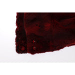 Dolce & Gabbana Bordeaux Hamster Fur Crochet Hood Scarf Hat Hood Scarf