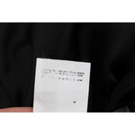 Karl Lagerfeld Gray Black Silk Blouse Top