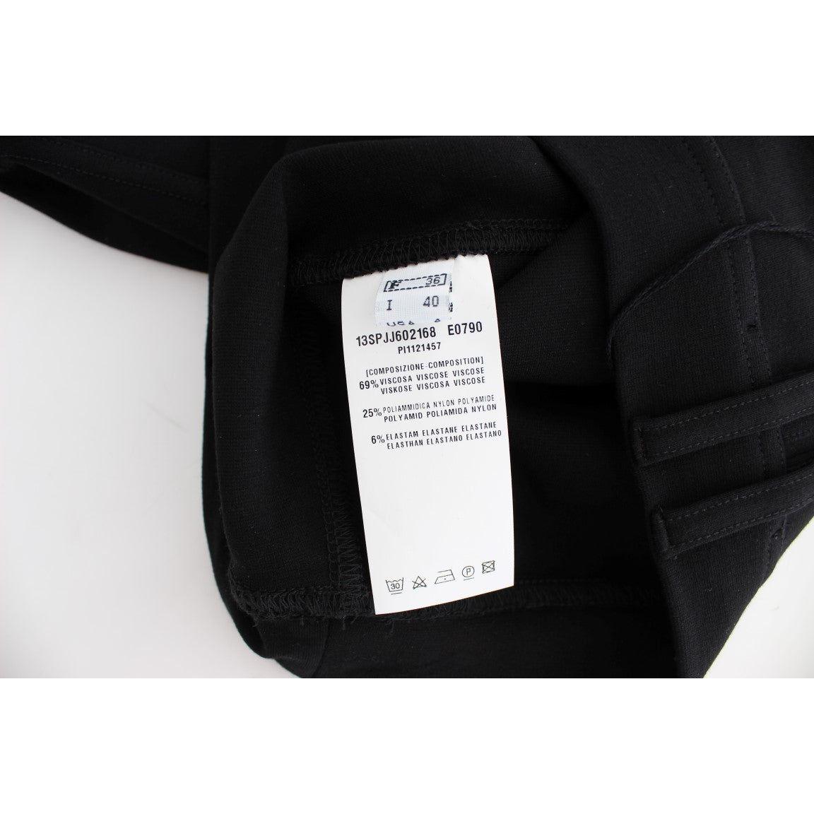 优雅黑色铅笔裙，时尚外观