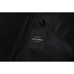 Dolce & Gabbana Black Double Breasted Coat Blazer Jacket