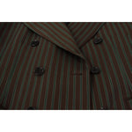 Dolce & Gabbana Multicolor Stripes Double Breasted Blazer