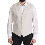 Dolce & Gabbana Gray Silk Single Breasted 2 Pc Blazer