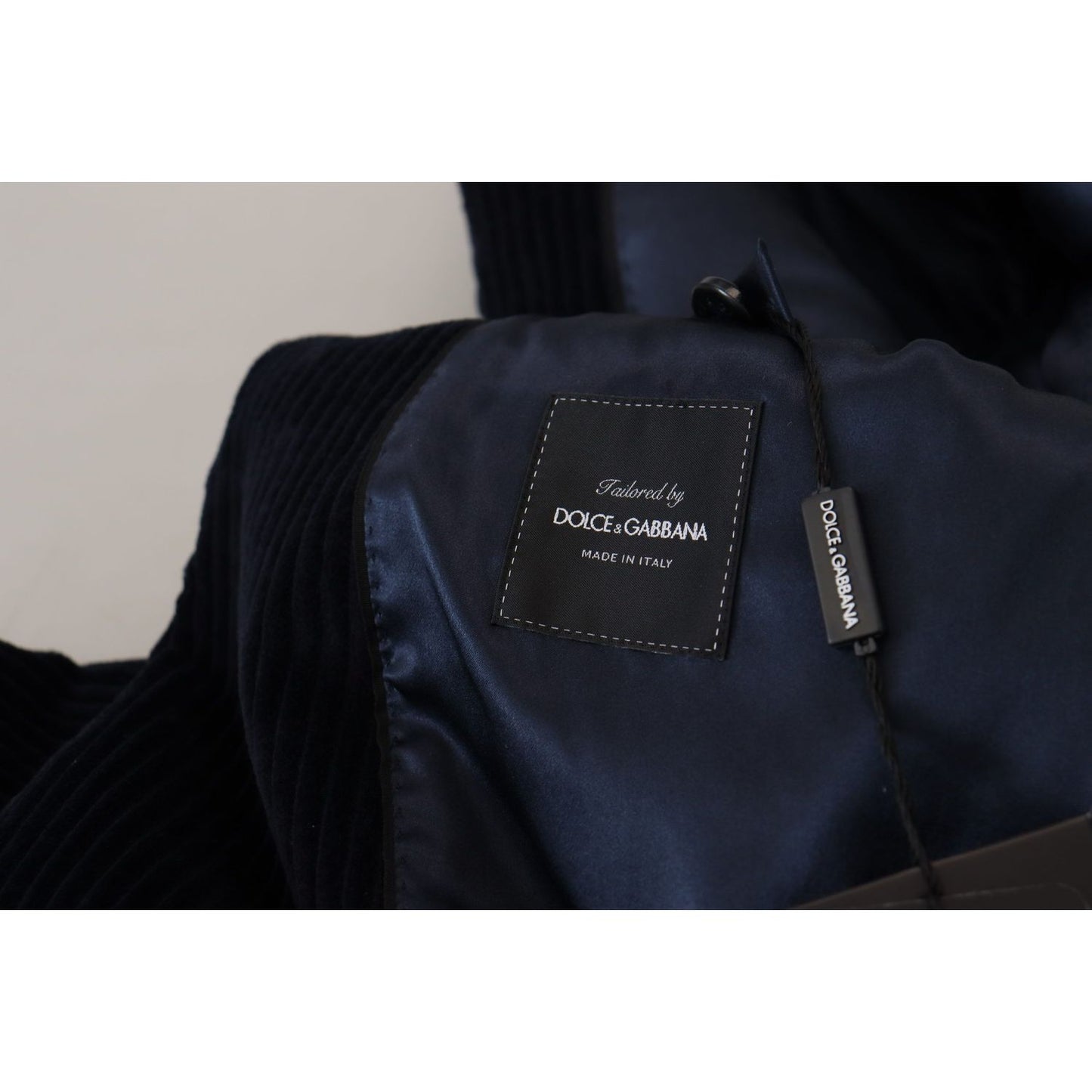 Dolce & Gabbana Black Cotton Cardigan Long Coat Men Jacket