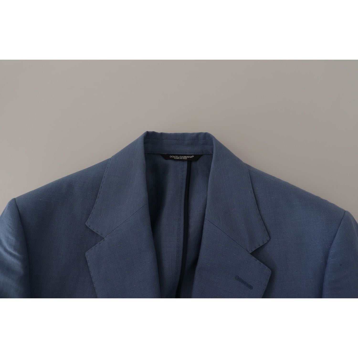 优雅单排扣亚麻夹克