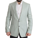 Dolce & Gabbana Green Cashmere Jacket Blazer Jacket