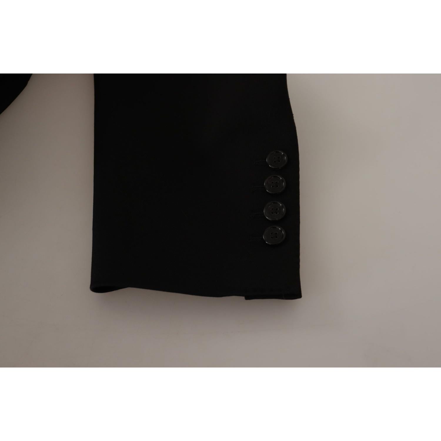 优雅单排扣羊毛西装外套