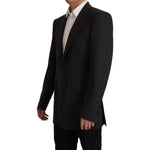 Dolce & Gabbana Black Wool Single Breasted Blazer v