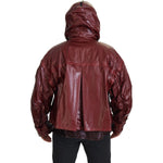 Dolce & Gabbana Bordeaux Cotton Hooded Full Zip Jacket JKT3354- 50