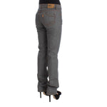 Costume National Gray Cotton Regular Fit Denim Jeans