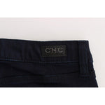 Costume National Blue Cotton Blend Slim Fit Jeans Jeans & Pants