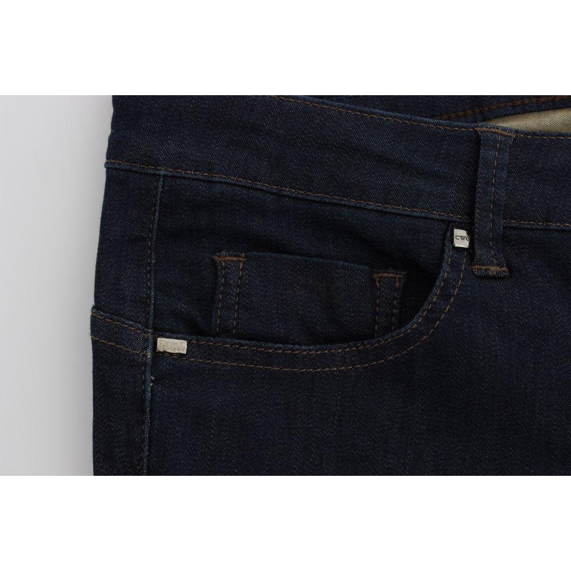 时尚修身设计师牛仔裤