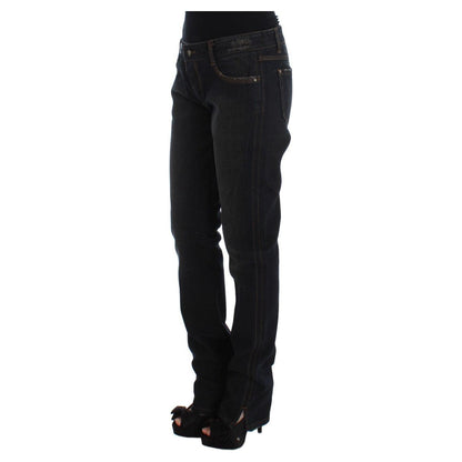 Ermanno Scervino Blue Wash Cotton Boyfriend Jeans