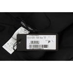 Dolce & Gabbana Black Floral Lace Shift Knee Length Dress