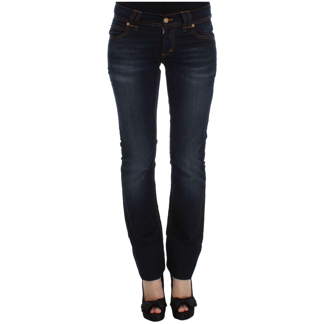 John Galliano Blue Wash Cotton Slim Fit Jeans
