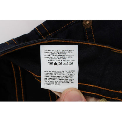 John Galliano Blue Wash Cotton Slim Fit Jeans