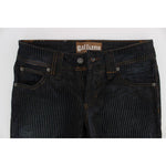 John Galliano Blue Wash Cotton Blend Slim Fit Bootcut Jeans
