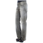 Ermanno Scervino Gray Cotton Blend Loose Fit Boyfriend Jeans
