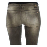 Ermanno Scervino Gray Wash Cotton Blend Slim Fit Jeans