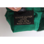 Dolce & Gabbana Green Leather Xiangao Fur Elbow Gloves