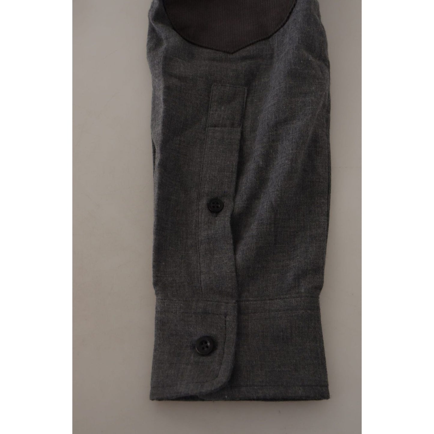 Costume National Dark Gray Cotton Casual Mens Shirt
