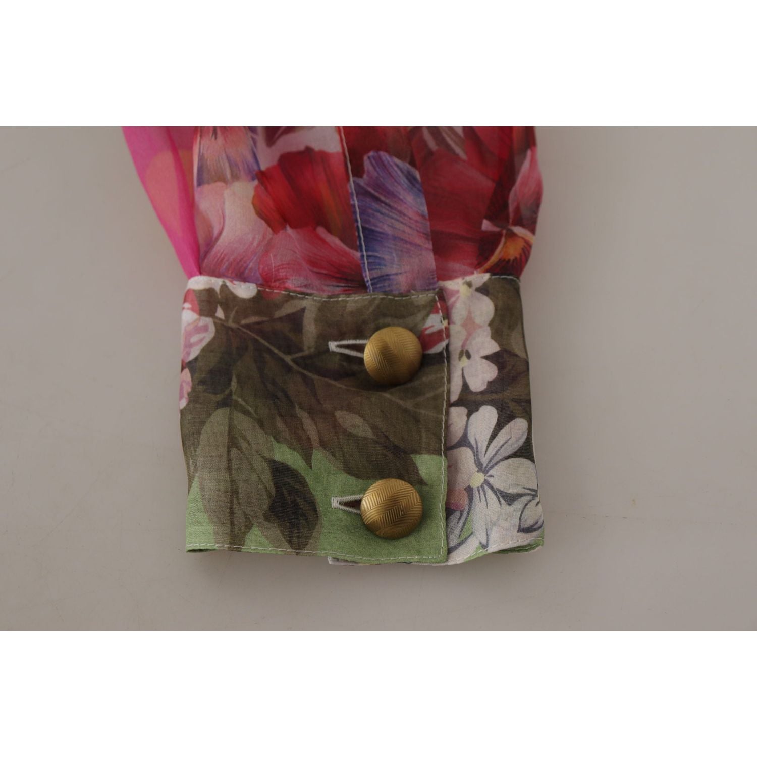 多色真丝阿斯科特领衬衫