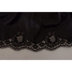 Dolce & Gabbana Black Leopard A-line Knee Length Dress