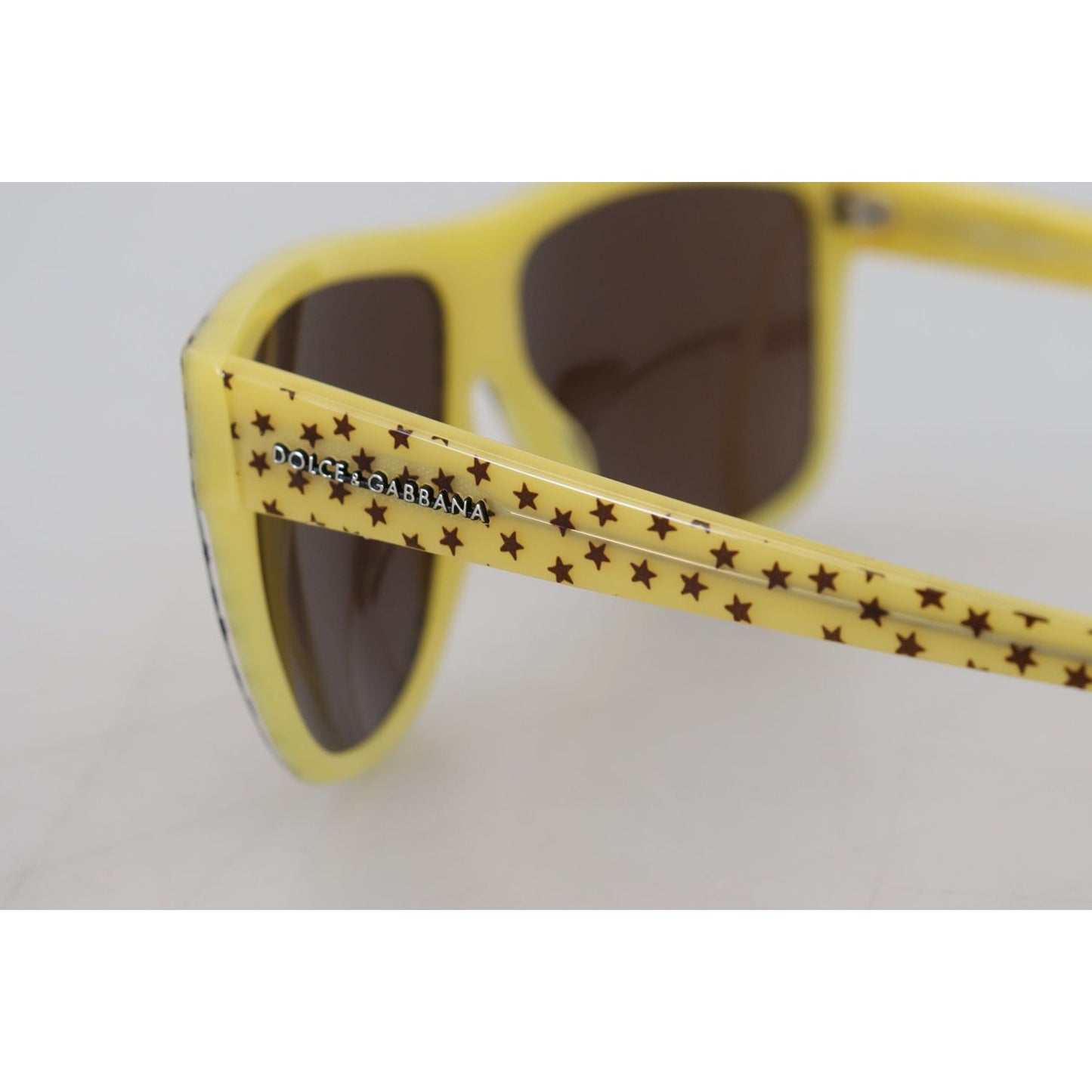 Dolce & Gabbana Stellar Chic Square Sunglasses in Yellow Dolce & Gabbana