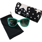 Dolce & Gabbana Green Stars Acetate Square Shades DG4124 Sunglasses GLA1163