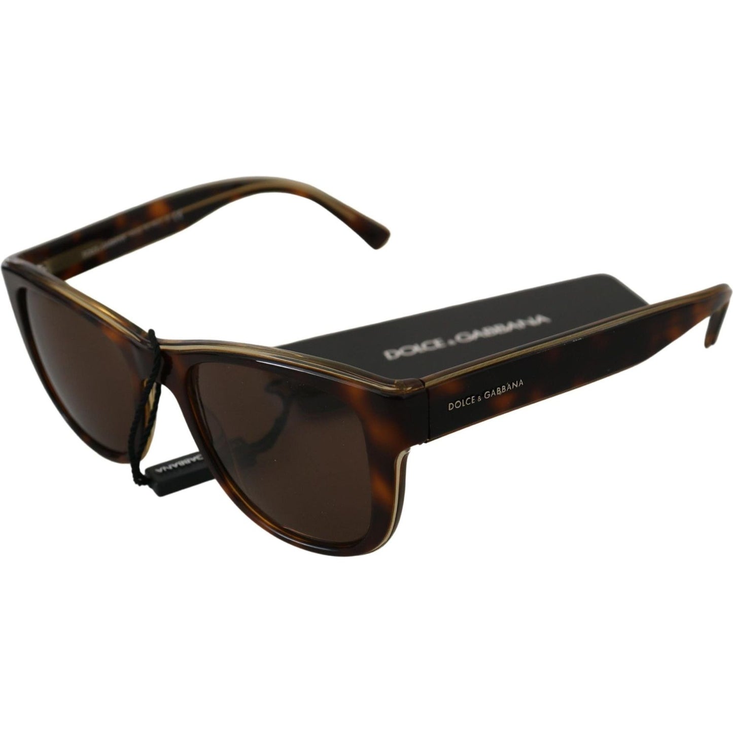 Dolce & Gabbana Chic Unisex Brown Acetate Sunglasses Dolce & Gabbana