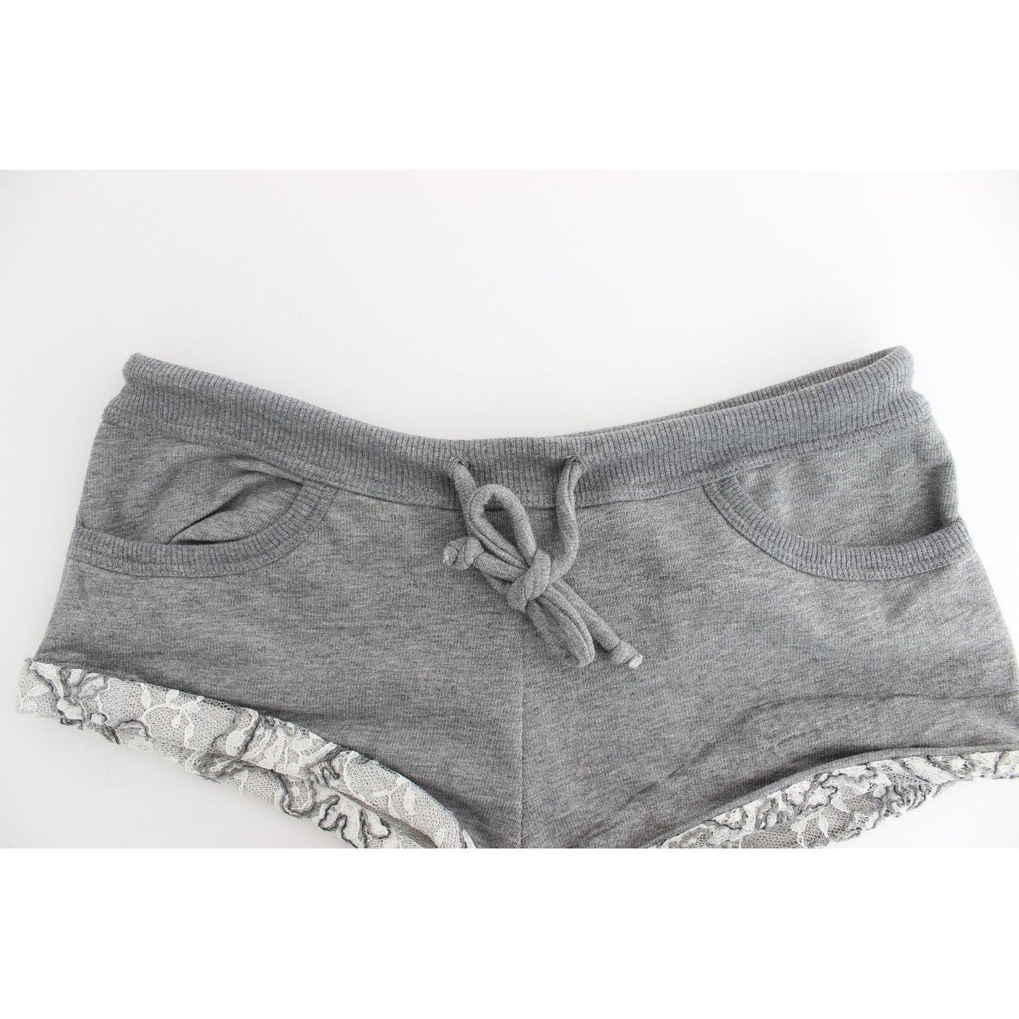 Ermanno Scervino Lingerie Gray Mini Shorts Sleepwear Hotpants