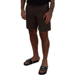 Dolce & Gabbana Green Chinos Cotton Casual Shorts Shorts