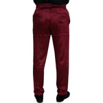 Dolce & Gabbana Bordeaux Silk DG Sleep Lounge Pants PAN74044- 48