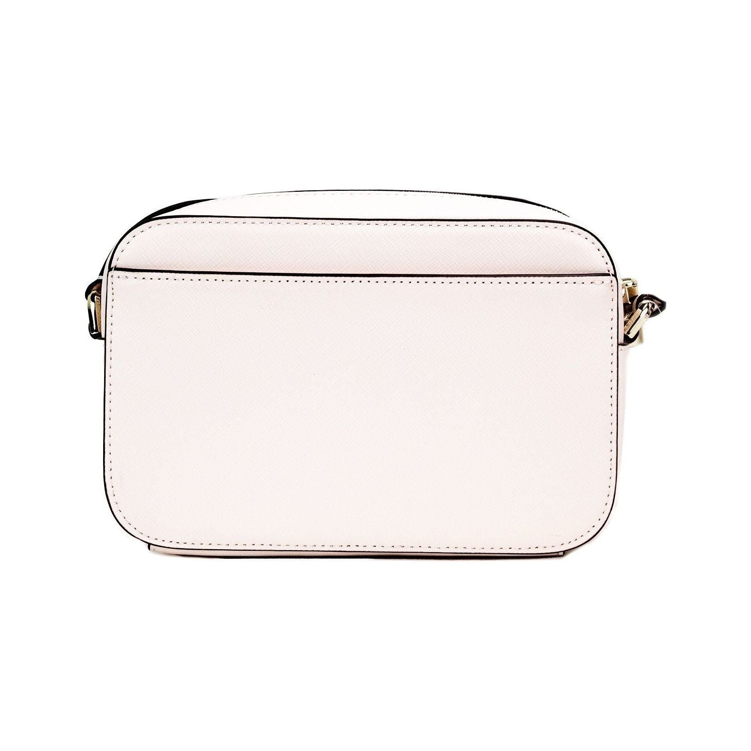 Staci 迷你浅玫瑰色 Saffiano 皮革相机包斜挎包