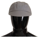 Dolce & Gabbana Gray Newsboy Cap Men Capello Cotton Hat